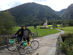 con Lucas en Dolomitas